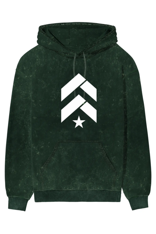 Orballo Acid Washed Hoodie Arrow