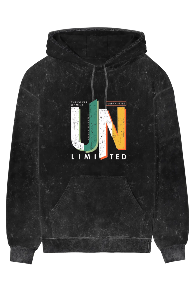 Orballo Acid Washed Hoodie Unlimited