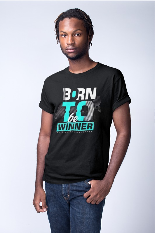 Orballo Classic Crew  Neck Born To Be Winner