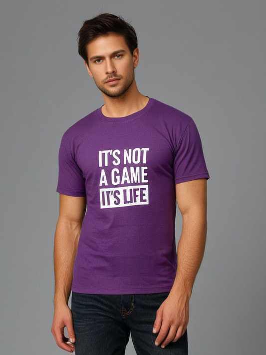 Orballo Classic Crew Neck Its Not A Game Its Life