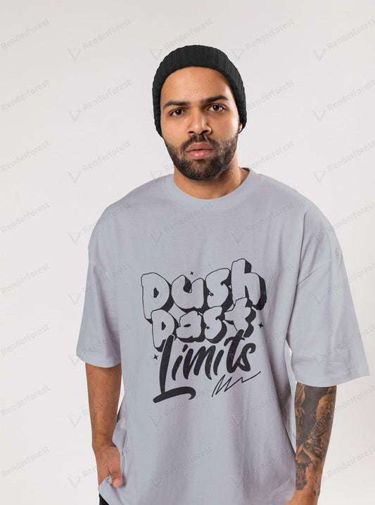 Orballo Classic Crew Neck Oversized Push Past Limits
