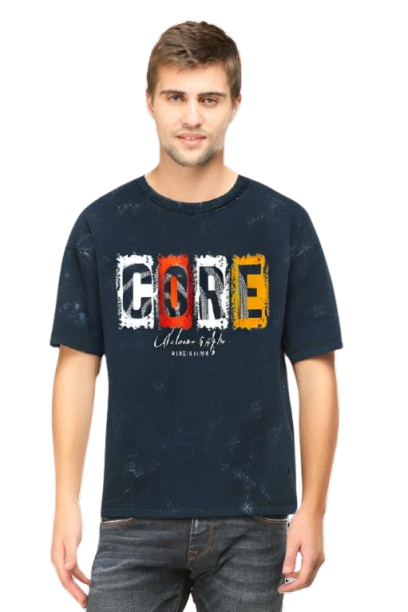 Orballo Acid Washed Oversized Crew Neck Core Urban Style