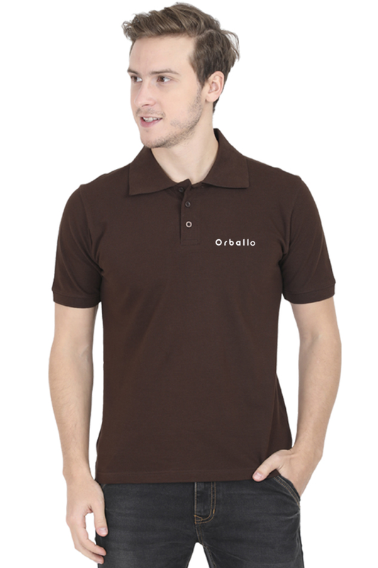 Orballo Classic Polo  Coffee Brown